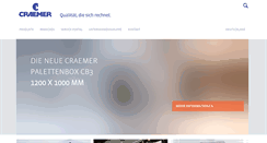Desktop Screenshot of craemer.com
